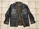 VTG 60s 70s Embroidered Leather Western Jacket Mexico Made Genuine L Lambskin