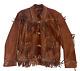 VTG 60s CHAMARRA FLEISCHER Extra-Fina Fringe Leather Suede Western Jacket