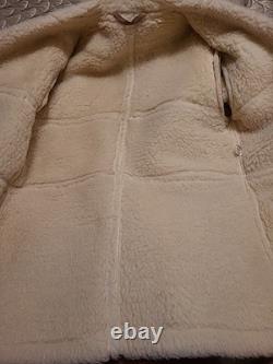 VTG 70s JCPENNEY Men's Shearling Sheepskin Leather Coat Sz 42 Rancher Western