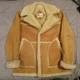 VTG 70s Lakeland Sheepskin Shearling Rancher Coat Mens 44 Large Western Marlboro