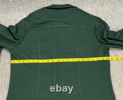 VTG 70s Lee Leisure Suit Set Mens M/L 32x35 Double Knit Pearl Snap Western Flare
