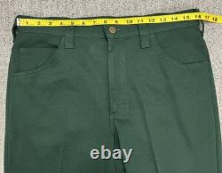 VTG 70s Lee Leisure Suit Set Mens M/L 32x35 Double Knit Pearl Snap Western Flare