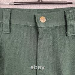 VTG 70s Lee Leisure Suit Set Mens M/L 32x35 Double Knit Pearl Snap Western Flare