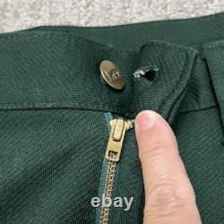 VTG 70s Lee Leisure Suit Set Mens M/L 32x35 Double Knit Pearl Snap Western Flare
