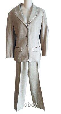 VTG 70s Pendleton High Grade Western Wear Jacket Blazer Pant Suit Women's M/L