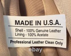 VTG LARIAT XL Western Native American Beaded Fringe Leather Jacket USA Stunnng