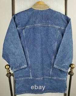 VTG LEVI'S Size Large Womens Made in USA Denim Barn Chore Field Jacket Coat