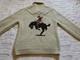 VTG Miller Outer Wear Bucking Bronco Western Cowboy Horse Cardigan Sweater XL