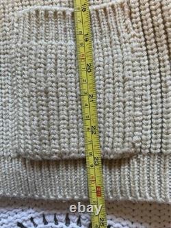 VTG Miller Outer Wear Bucking Bronco Western Cowboy Horse Cardigan Sweater XL