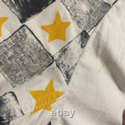 VTG Robin Brown Alpine TX Wearable Art Southwestern Trench Coat Large Long Horn