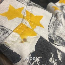 VTG Robin Brown Alpine TX Wearable Art Southwestern Trench Coat Large Long Horn