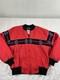 VTG Saddlebrook Red Aztec Men's Large Jacket Coat Blanket Lined 90's Western