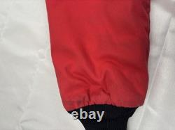 VTG Saddlebrook Red Aztec Men's Large Jacket Coat Blanket Lined 90's Western