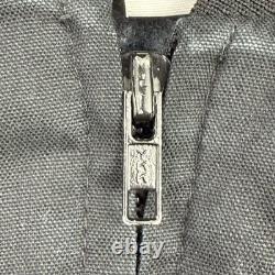 VTG Saddlebrook Western Wear Black Blanket Lined Bomber Jacket Size L USA Made