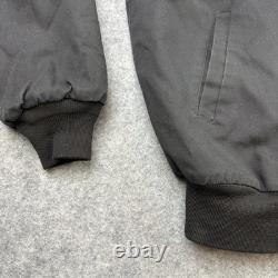 VTG Saddlebrook Western Wear Black Blanket Lined Bomber Jacket Size L USA Made