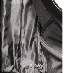 VTG Scully Black Suede Leather Jacket Western Embroidered Cowboy Mens Large L