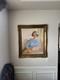 VTG Signed Oil Painting Western Female Portrait Vintage 1977 Gilt Frame