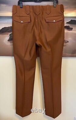 VTG Tony Alamo Nashville 3 piece western Rust brown suit 42 pants 36 (Large)