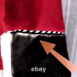 VTG Western Coat Womens Large Red Wool Real Calf Hair Cowgirl Sterling Button