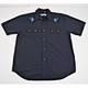 VTG Western Sawtooth Pearl Snap Shirt Size L 90s Black Blue Embroidered Birds