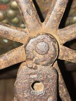 Very Large Antique Excavated Spurs Alta California Mexico Blacksmith Repair