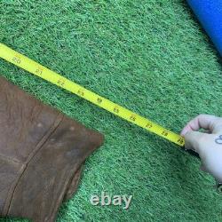 Vintage 1930s Rodeo Leather Jacket Womens XL Western Fringe Suede Deerskin Rare