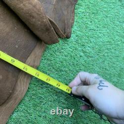 Vintage 1930s Rodeo Leather Jacket Womens XL Western Fringe Suede Deerskin Rare
