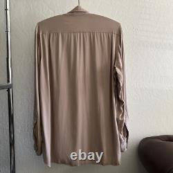 Vintage 1940s 1950s 101 Montgomery Wards Sawtooth Gabardine Western Shirt Size L