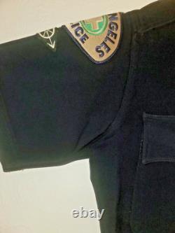 Vintage 1940s/50s LAPD Werstein's Western Wear Wool Police Uniform Shirt M/L
