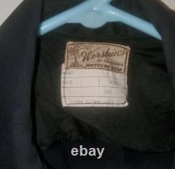 Vintage 1940s/50s LAPD Werstein's Western Wear Wool Police Uniform Shirt M/L
