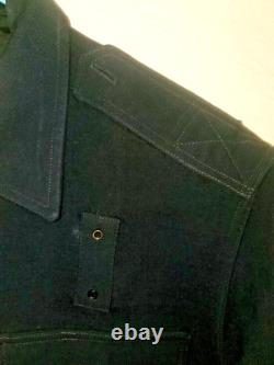 Vintage 1940s/50s LAPD Werstein's Western Wear Wool Police Uniform Shirt M/L