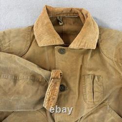 Vintage 1940s Montgomery Ward Western Field Hunting Jacket Canvas Corduroy M/L