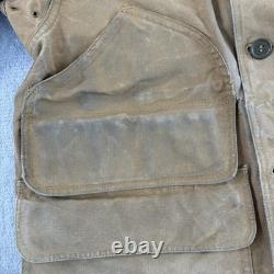 Vintage 1940s Montgomery Ward Western Field Hunting Jacket Canvas Corduroy M/L