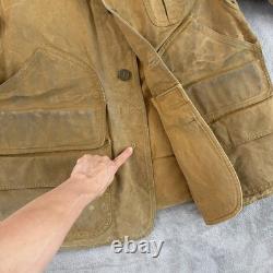 Vintage 1940s Montgomery Ward Western Field Hunting Jacket Canvas Corduroy M/L