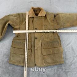 Vintage 1940s Montgomery Ward Western Field Hunting Jacket Canvas Corduroy M/L