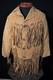 Vintage 1950's Golden Brown Suede Western Fringe Jacket With Long Fringe Large