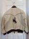 Vintage 1950's Western Jacket In Canvass, Beautiful Condition