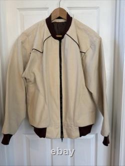 Vintage 1950's Western Jacket In Canvass, Beautiful Condition