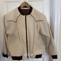 Vintage 1950's Western Jacket In Canvass, Beautiful Condition