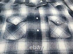 Vintage 1960's Pendleton Shirt Sz L USA 100% Wool High Grade Western Wear Line