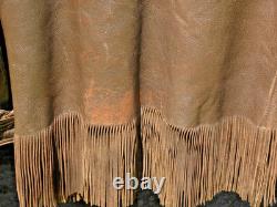 Vintage 1960s-70s Western Fringe Leather Jacket-R. Runningen Fergus Falls Minn