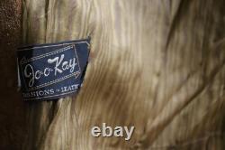 Vintage 1970's Brown Heavy Woman's Western Fringe Jacket Size Large VG Condition