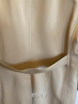 Vintage 1970's Sheplers Rayon Western Trench Coat With Plaid Lining 42R