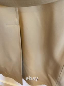 Vintage 1970's Sheplers Rayon Western Trench Coat With Plaid Lining 42R