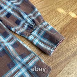 Vintage 1970's Silverwoods Pearl Snap Western Shirt Large