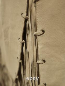 Vintage 1970s/80s BB Dakota Women's Fringe Tan Leather Jacket Size LG