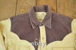 Vintage 1970s Western Button Up Cowboy Style Shirt Men's Large