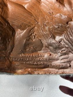 Vintage 1972 Native American Bust V. Kendrick #184 Universal Statuary Excellent