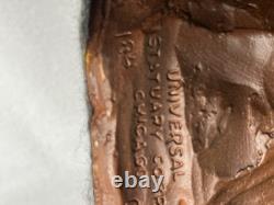 Vintage 1972 Native American Bust V. Kendrick #184 Universal Statuary Excellent
