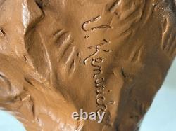 Vintage 1972 Native American Bust V. Kendrick #184 Universal Statuary Excellent
